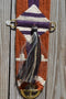 100% Mohair Vaquero Style Girth/Cinch w/Shu-Fly - Brown/Aubergine/Natural - 28"
