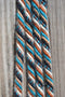 Jose Ortiz 1/2" Mohair Split Reins - 6 Strand - Turquoise/Tan/Black/Natural/Rust