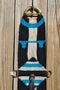 100% Mohair Vaquero Style Girth/Cinch w/Shu-Fly - Black, Natural, Turquoise -30"