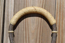 Jose Ortiz 5/8" Dark Brown Rawhide Bosal Natural Nose & Round Knot - 18 P