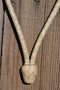 Jose Ortiz 1/2" Variegated Natural Rawhide Bosal Nose & Pear Knot - 12 P