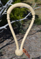 Jose Ortiz 5/8" Natural Rawhide Bosal with Traditional Round Knot - 18 P