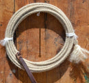 Jose Ortiz 1/4" Mohair Get Down / Fiador Rope 16' - Natural Color