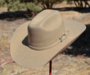 Elburn 3X Wool Felt Hat -  This hat was designed with smaller head sizes in mind.  Great for most kids/youth and small ladies.  Truman Crown and 3 1/2" Brim.  Sized from 6 1/8 to 6 7/8.  Darker buckskin color.