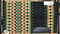 Products Mayatex Custom Show Saddle Blanket Pad 40"x 34"- Black/Tan/Green/Brown