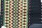 Close Up View Products Mayatex Custom Show Saddle Blanket Pad 40"x 34"- Black/Tan/Green/Brown