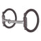 Circle R by Reinsman - Offset Dee 7/16 Brown Iron with SS Mouth with Copper Inlay Snaffle Bit - Stage A  3" Rings, 5" SI Mouth 