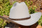 1/2" Hand Braided 5 Strand Horsehair Hatband Double Tassels - Sorrel/Black