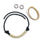 Rawhide Noseband Kit for Combination Bits (Includes rawhide noseband, cord, rings and string)