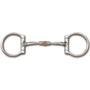 Myler Level 1 - 5" Stainless Steel Western Dee Bit w/5" Sweet Iron Comfort Snaffle with Copper Roller (MB 03) Copper Inlay Mouth.  This mouthpiece will naturally oxidize, or rust.  Harmless to horses, it has a sweet taste and promotes salivation.
