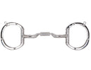 Myler Level 2 - New Style 5" Stainless Steel Eggbutt Bit with Hooks and Stainless Steel Low Port Comfort Snaffle (MB 04) Copper Inlay Mouth.  This mouthpiece will naturally oxidize, or rust.  Harmless to horses, it has a sweet taste and promotes salivation