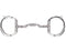 Myler Level 2 - New Style 5" Stainless Steel Eggbutt Bit with Hooks and Stainless Steel Low Port Comfort Snaffle (MB 04) Copper Inlay Mouth.  This mouthpiece will naturally oxidize, or rust.  Harmless to horses, it has a sweet taste and promotes salivation