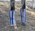 Close Up Fly Boots. Say 'Bye' to biting insects! These lightweight and breathable fly boots are made from a durable outer mesh with UV coating. The boots are designed to stay in place with a unique design that combines stiff binding and an ergonomic shape, tapered to fit your horse's legs. 