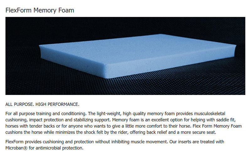 T3 Matrix Square Pad with WoolBack® and Flex Form Impact Protection Inserts 32x32