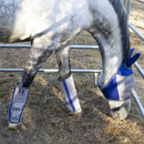 Say 'Bye' to biting insects! These lightweight and breathable fly boots are made from a durable outer mesh with UV coating. The boots are designed to stay in place with a unique design that combines stiff binding and an ergonomic shape, tapered to fit your horse's legs. 