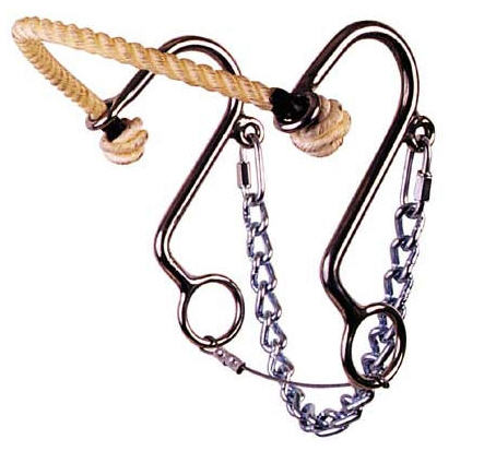 Reinsman Little 'S' Hackamore with Rope Noseband - Stage B